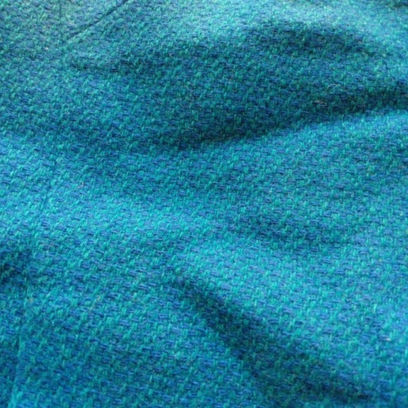 Vintage 60s Jacket 36"B Blue Green Spring Coat Blazer Made in Kowloon Hong Kong - Picture 3 of 10